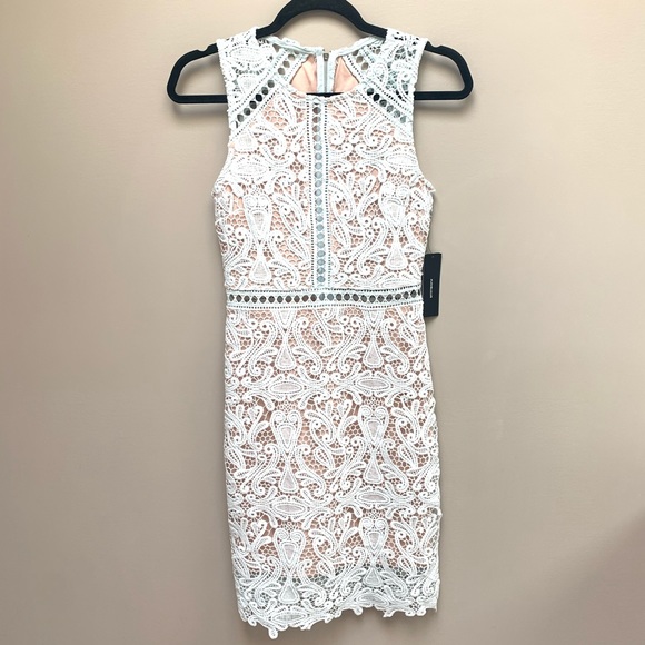 SOLDLulus Dream Life Light Blue Lace Bodycon Dress - Picture 5 of 8